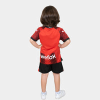 Thumbnail for AC Milan 23/24 Home Kit in Red Jersey and Black Shorts