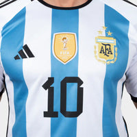 Thumbnail for Argentina 22/23 Men Home Jersey MESSI 10 World Cup Patch