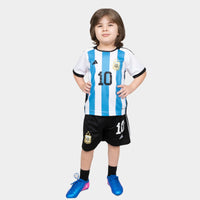 Thumbnail for Kit domicile enfant Messi 3 étoiles Argentine 22/23