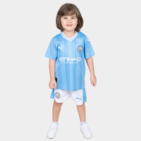 Thumbnail for Manchester City 23/24 Kids Home Kit