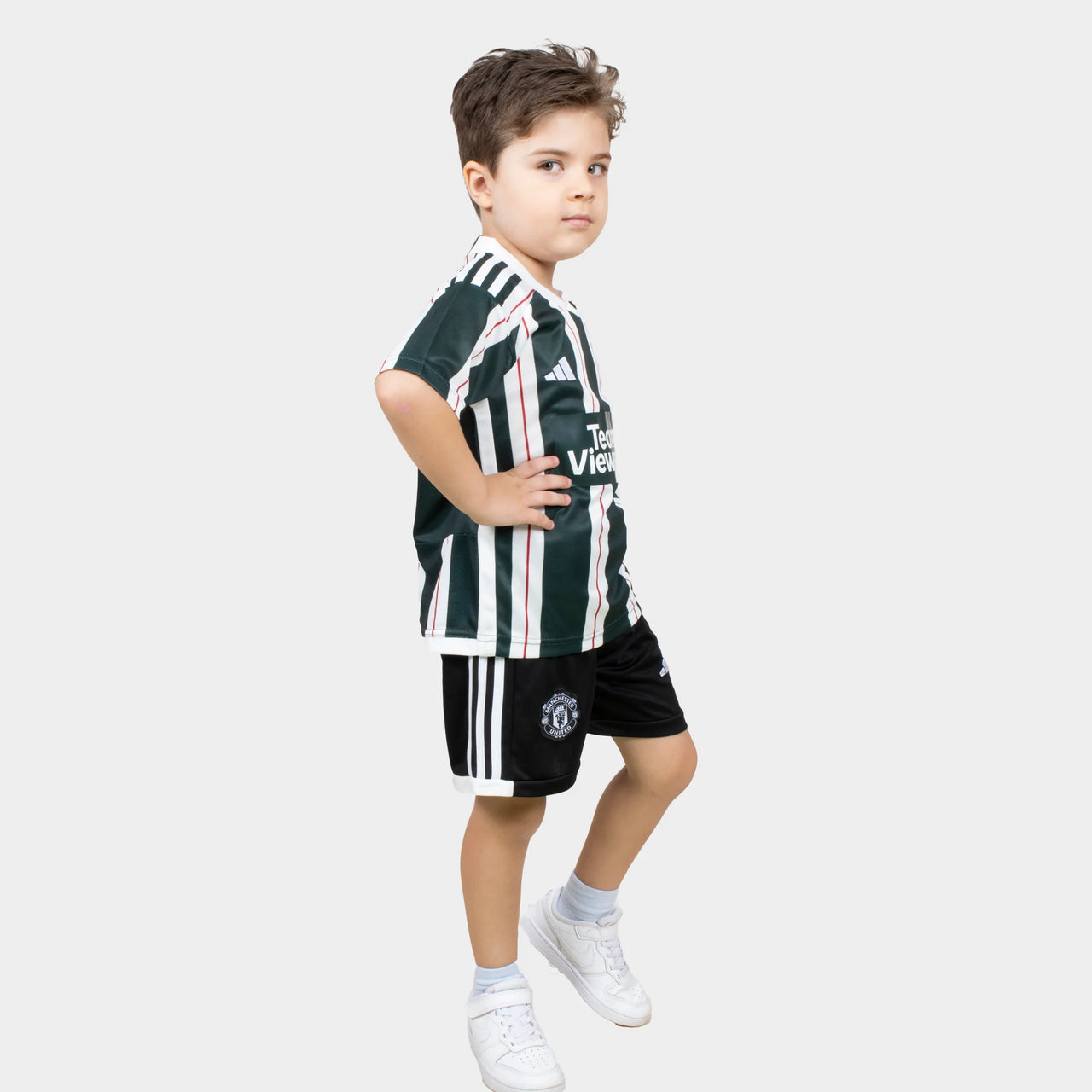 Kit extérieur enfant Manchester United 23/24