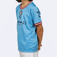 Thumbnail for Kit domicile enfant Manchester City 22/23