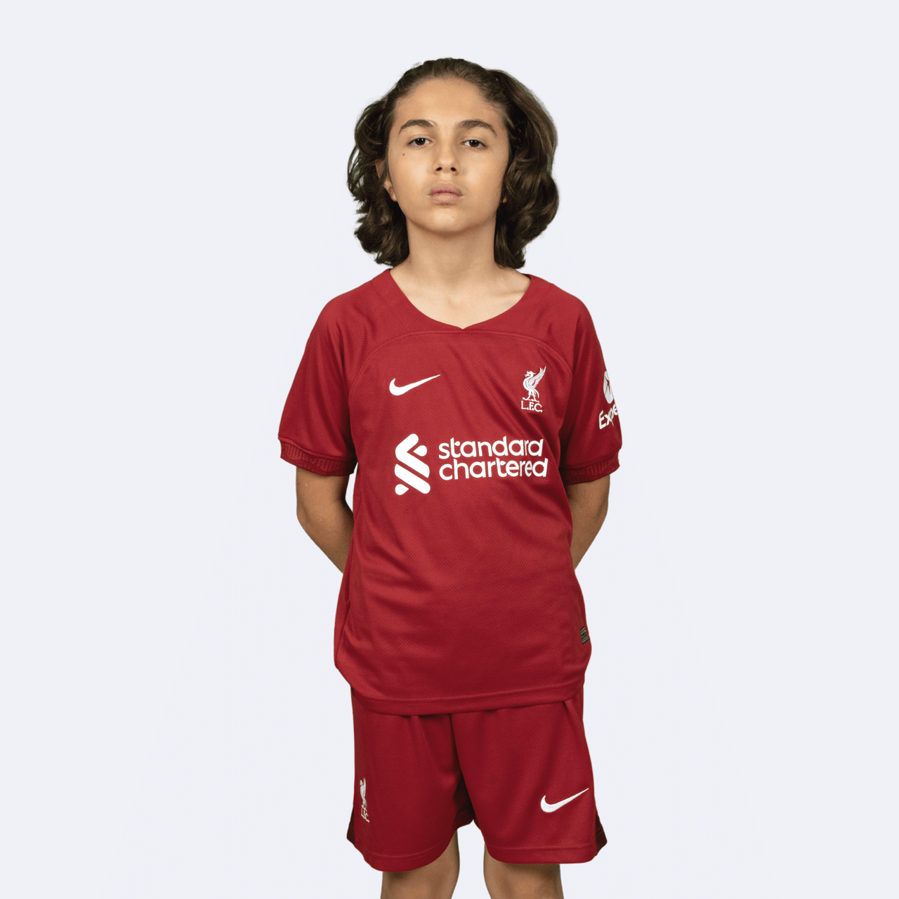 Kit domicile enfant Liverpool 22/23