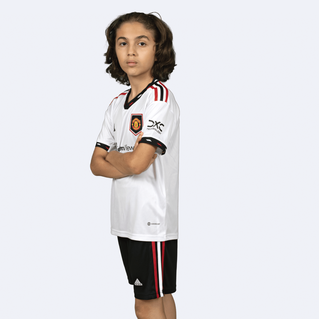 Kit extérieur enfant Manchester United 22/23