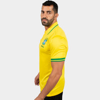 Thumbnail for Brazil Men Polo Shirt Yellow