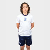 Thumbnail for Kit domicile enfant Angleterre 20/21 - Short bleu foncé