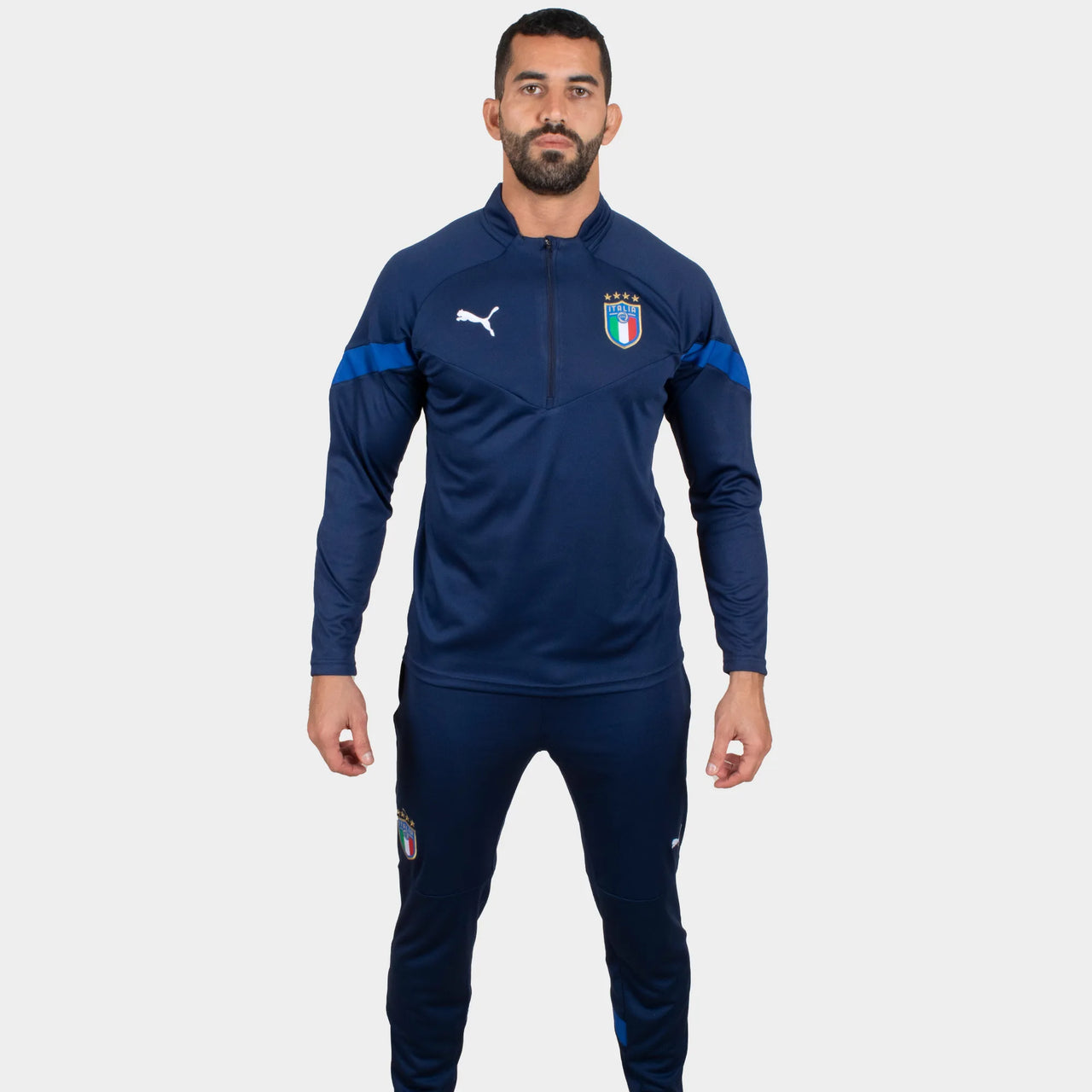 Survêtement Italie 22/23 Homme Bleu Foncé