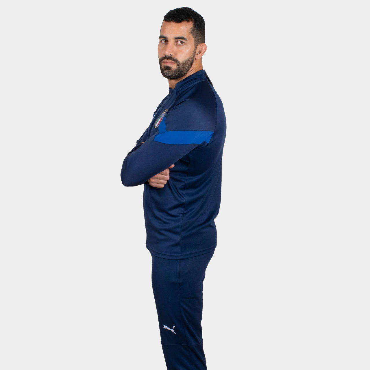 Survêtement Italie 22/23 Homme Bleu Foncé