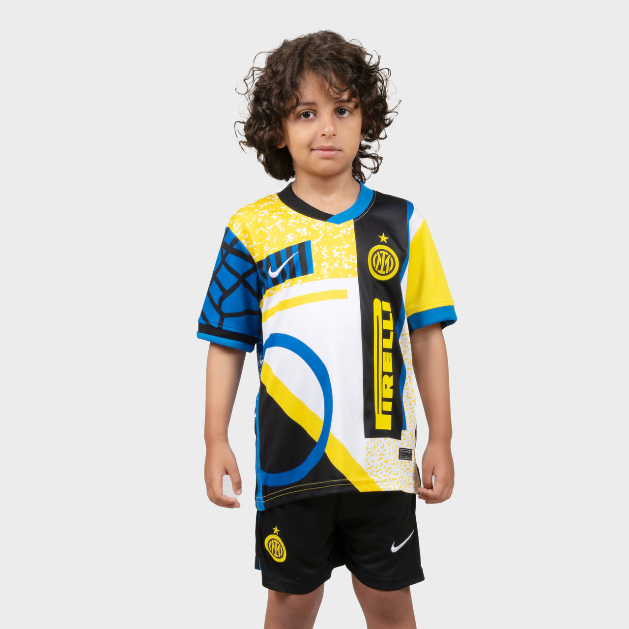 Kit d'avant-match pour enfants Inter Milan 21/22