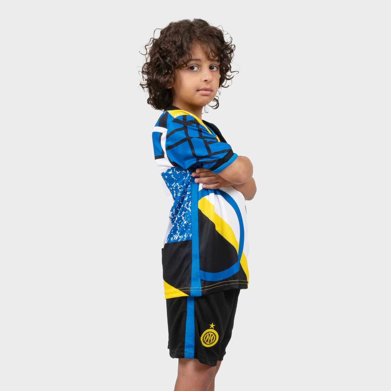 Kit d'avant-match pour enfants Inter Milan 21/22