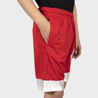 Thumbnail for Men Jordan Red Mesh Basketball Short