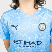 Thumbnail for Manchester City 20/21 Kids Home Kit