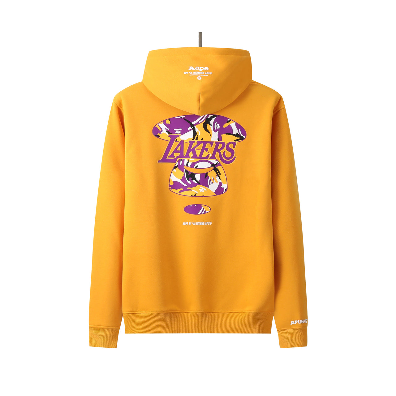 Sweat à capuche jaune La Lakers pour hommes