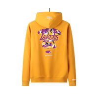 Thumbnail for Sweat à capuche jaune La Lakers pour hommes