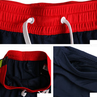 Thumbnail for Short de basket-ball rouge marine pour hommes