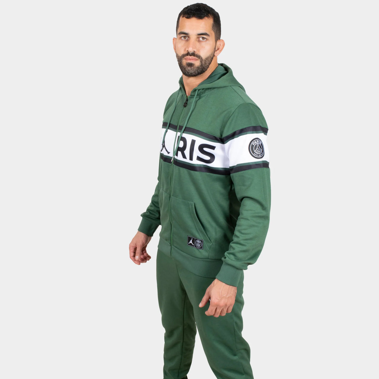 Sweat à capuche vert Paris Saint Germain 21/22 Homme