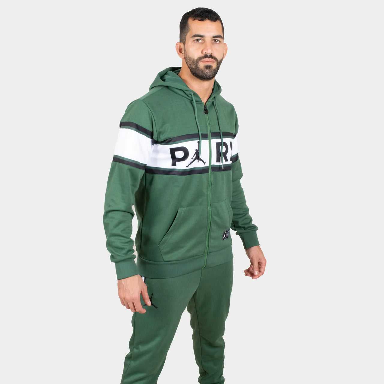 Sweat à capuche vert Paris Saint Germain 21/22 Homme