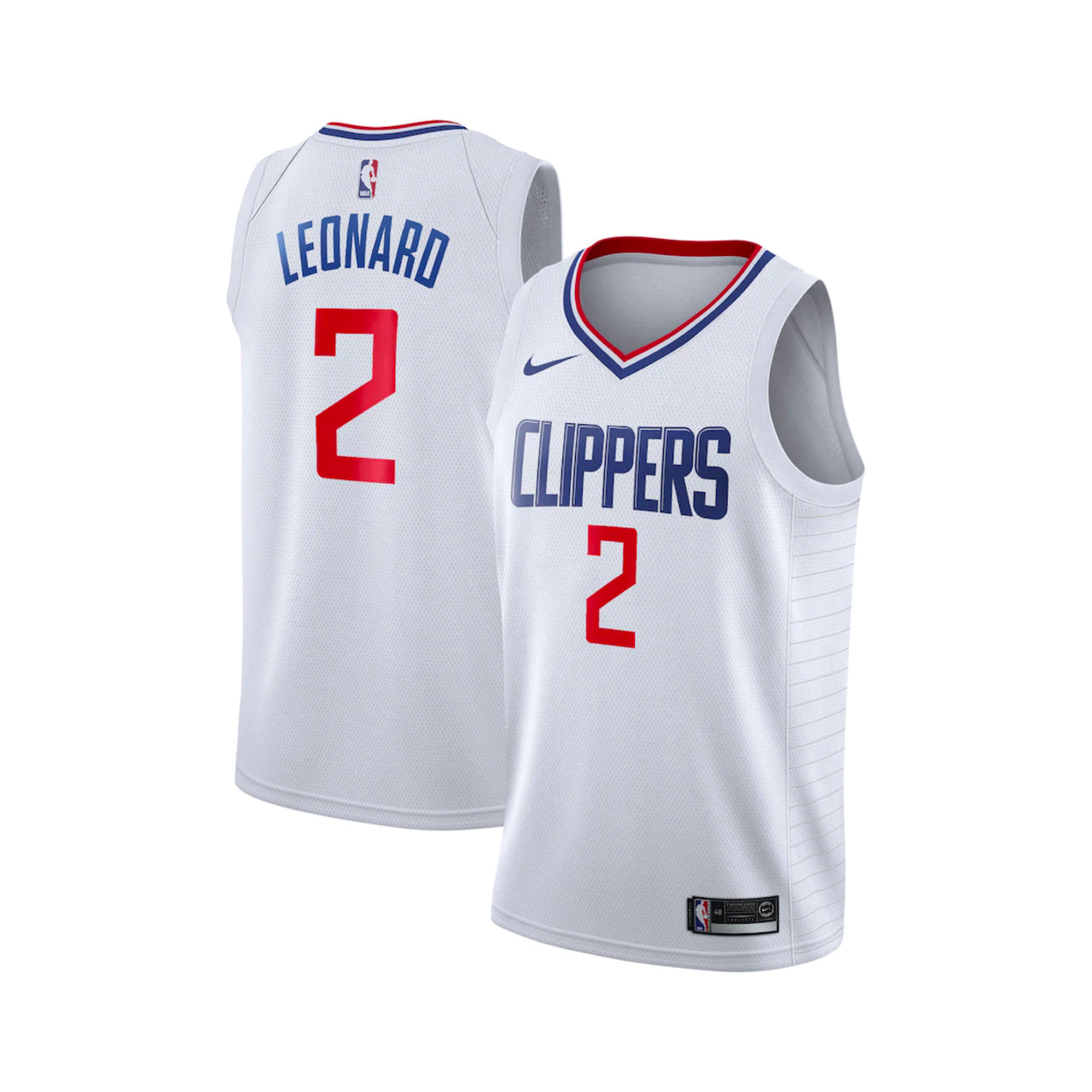 Maillot La Clippers Kawhi Leonard - Blanc
