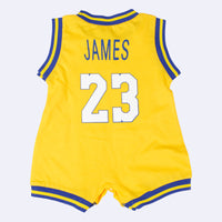 Thumbnail for LA Lakers Baby Jersey & Shorts Set – 23 James