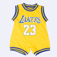 Thumbnail for LA Lakers Baby Jersey & Shorts Set – 23 James