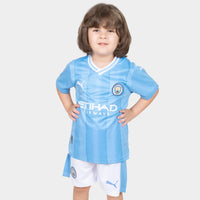 Thumbnail for Kit domicile enfant Manchester City 23/24