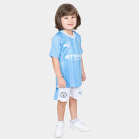 Thumbnail for Manchester City 23/24 Kids Home Kit