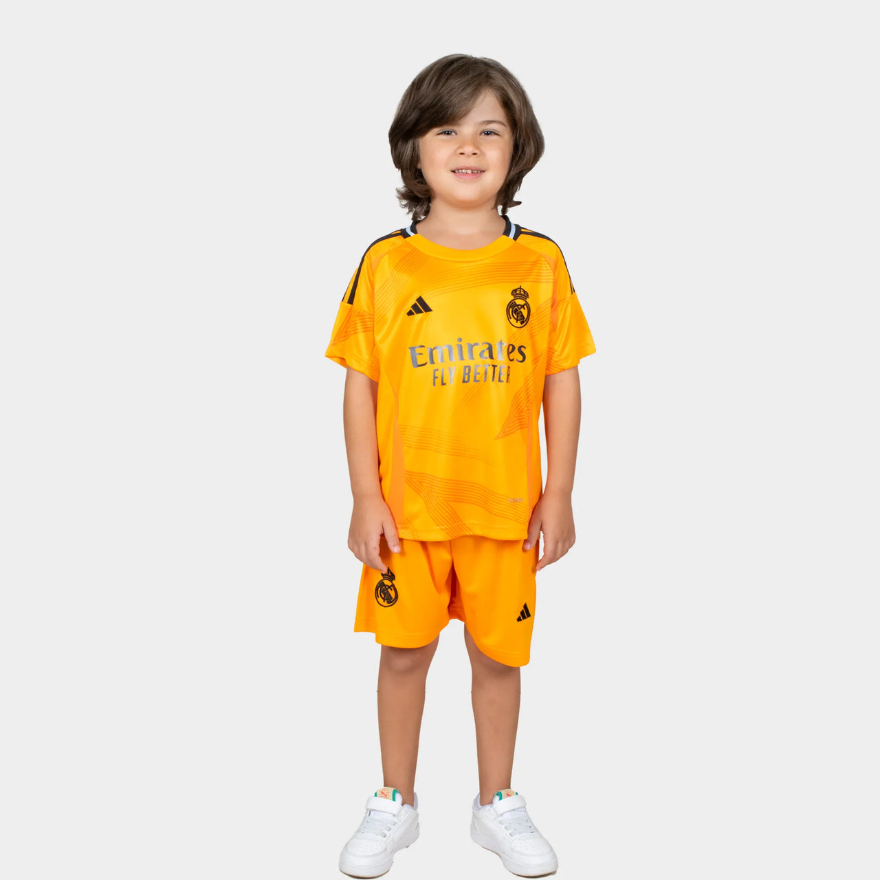Real madrid away kids sales