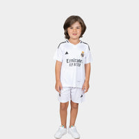 Thumbnail for Real Madrid 24/25 Kids Home Kit