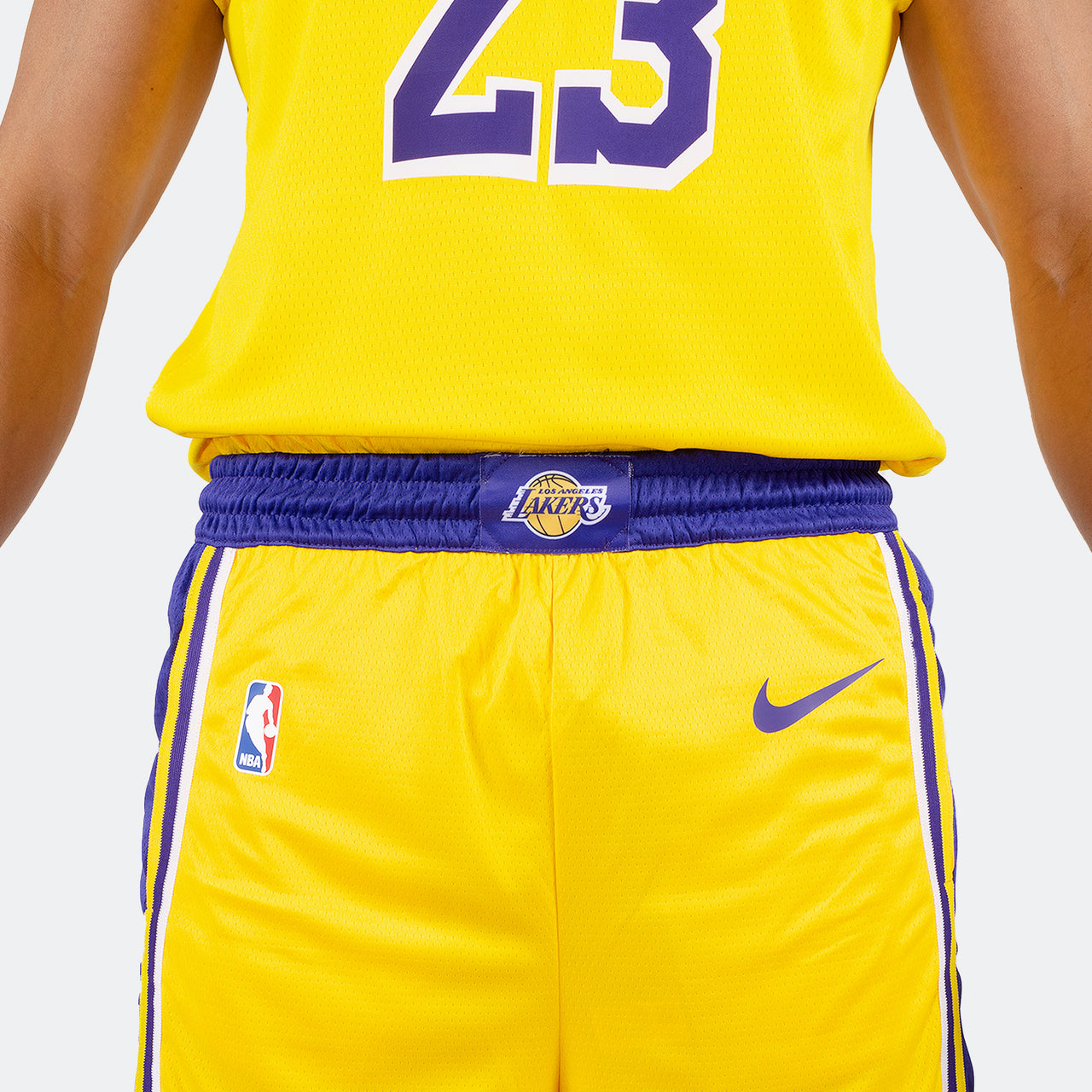 Los Angeles Lakers Men Yellow Shorts