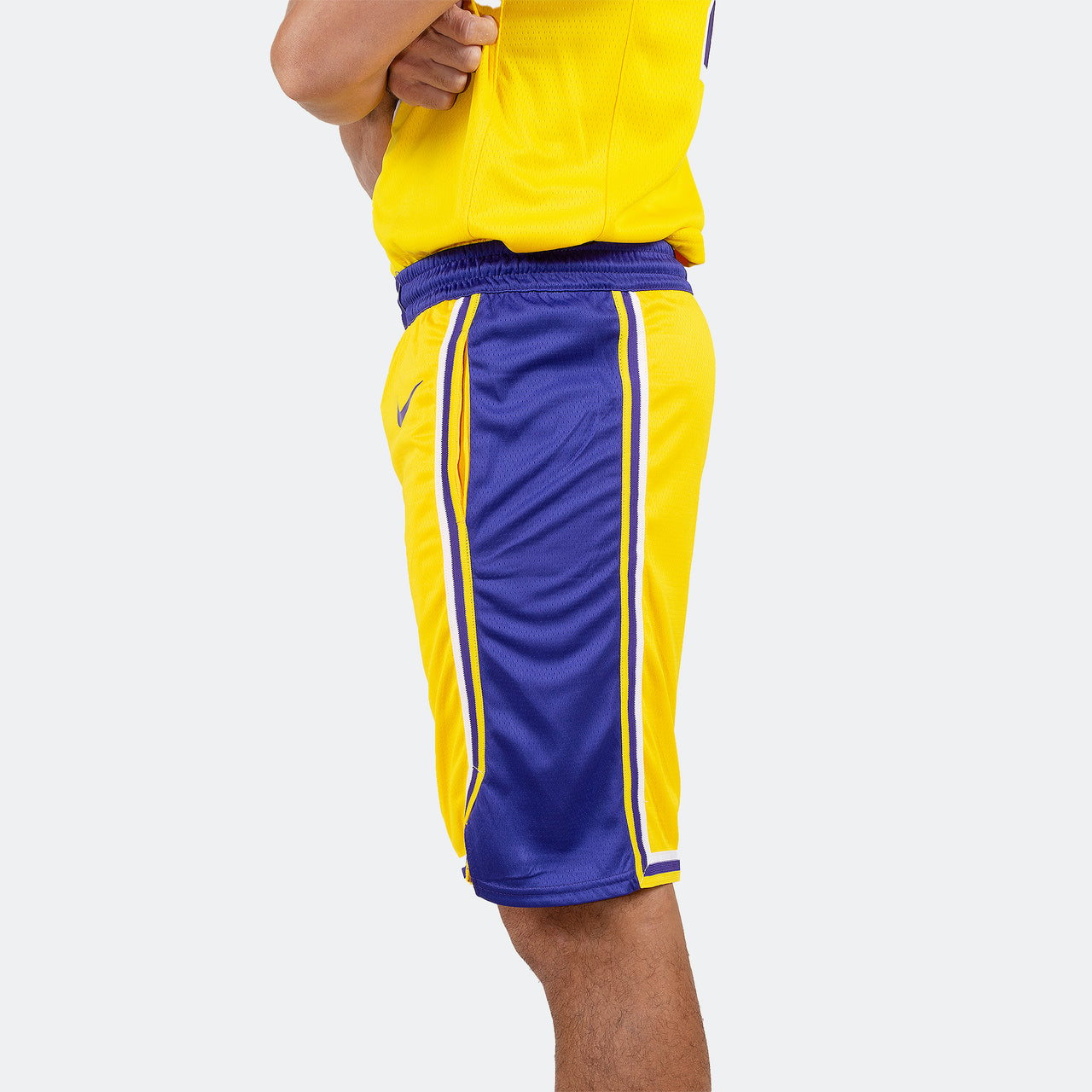 Short jaune des Lakers de Los Angeles pour hommes