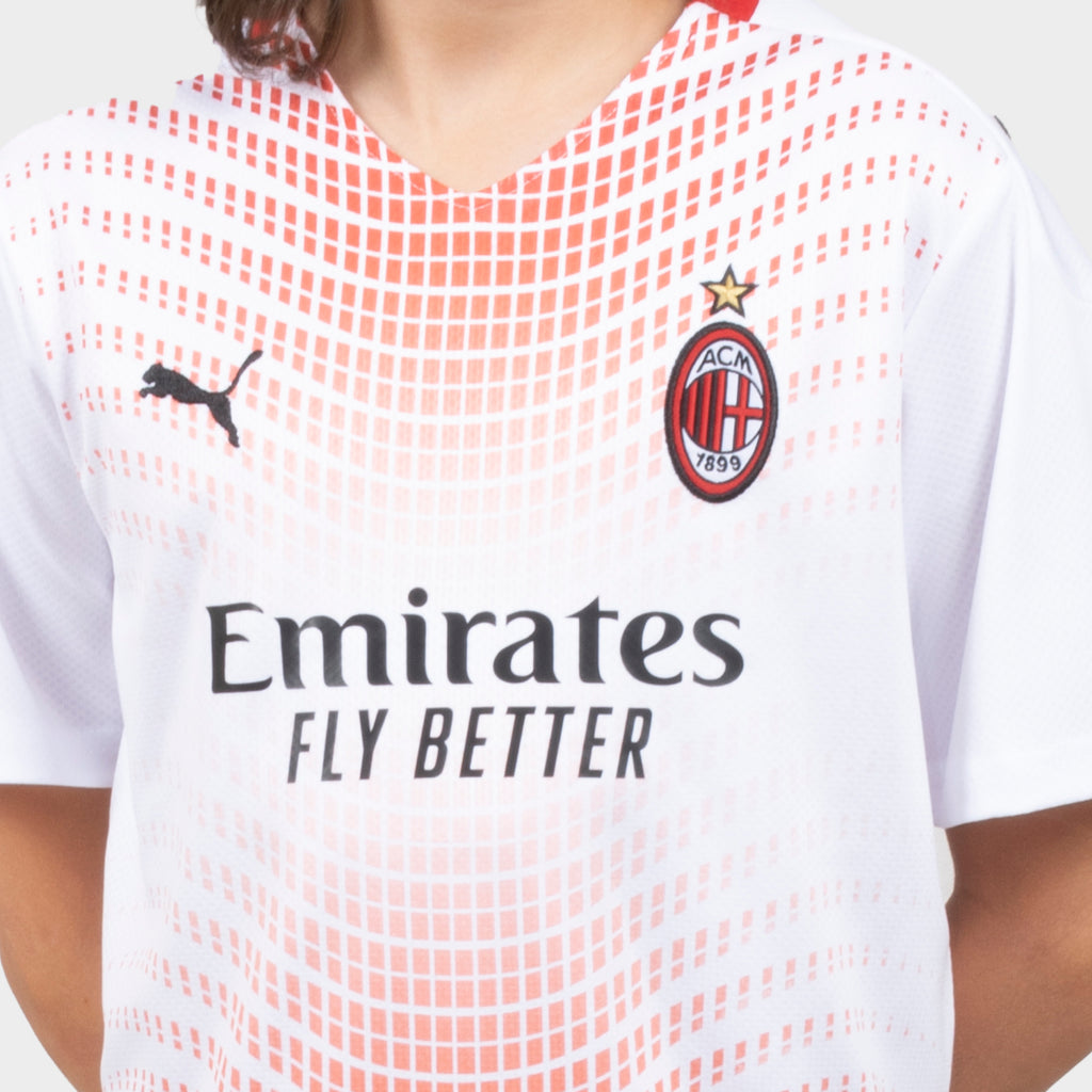 Puma AC Milan Away 20/21 Junior T-Shirt White