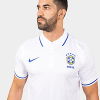 Thumbnail for Brasilien Herren Poloshirt Weiß