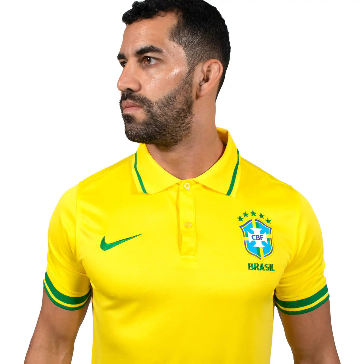 Brasilien Herren Poloshirt Gelb