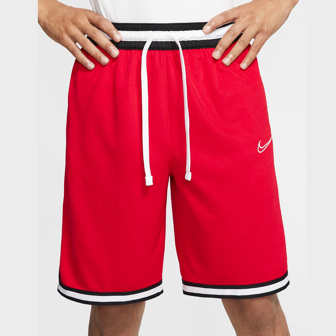 Basketball-Dry-Fit-Shorts für Herren in Rot