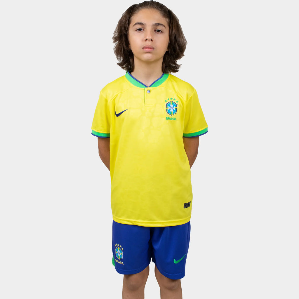 Brazil Home Jersey Kit 2021 (Shirt+Shorts)