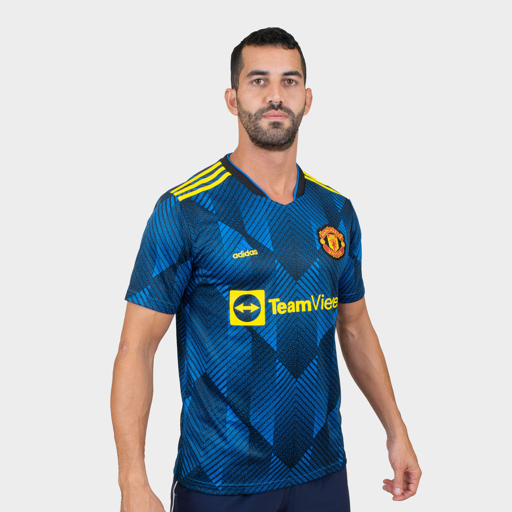 Manchester United 21-22 Third Kit Released - Yellow Shorts To