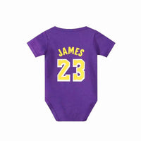 Thumbnail for Jersey coton bébé Lakers Violet