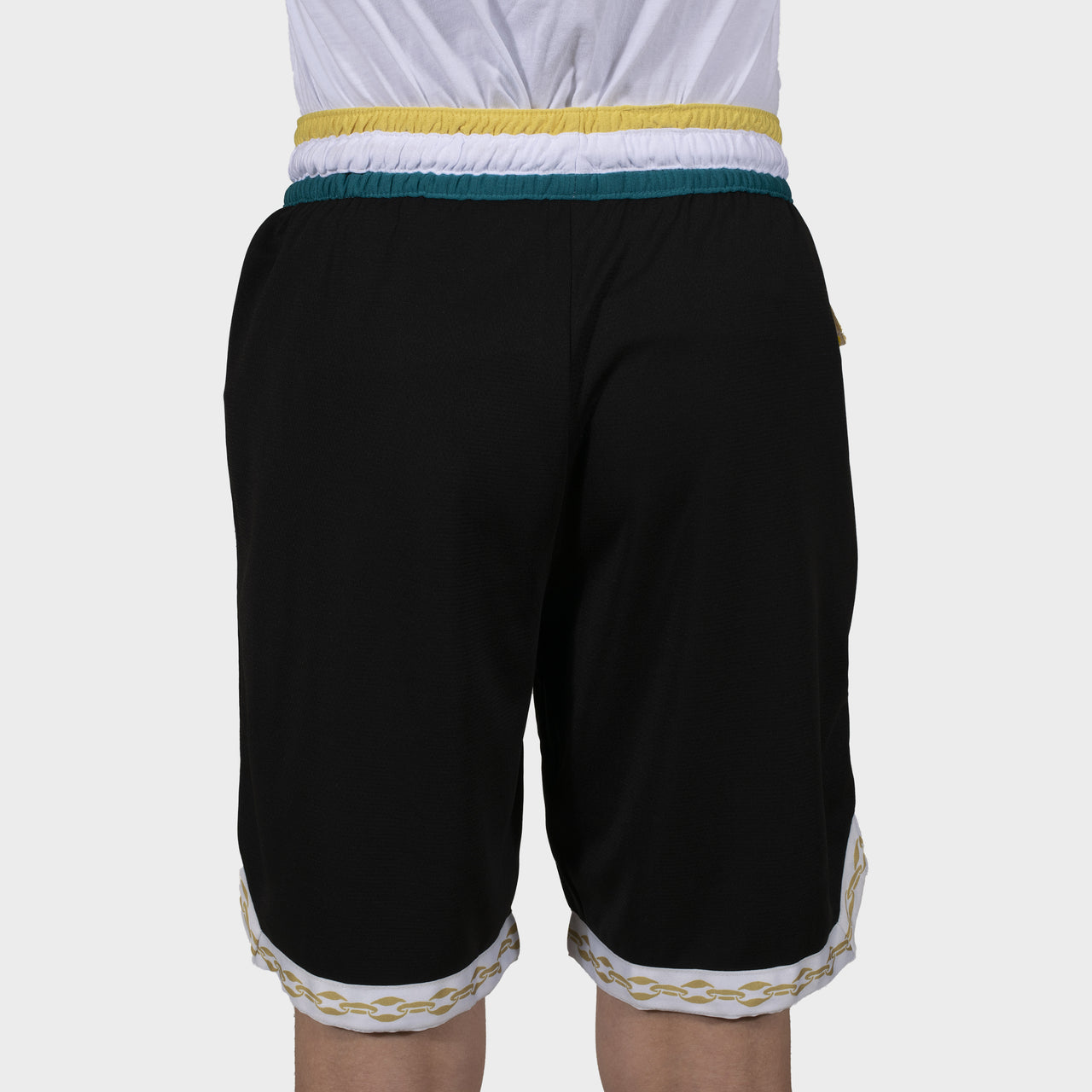 Schwarze Basketball-Shorts für Herren