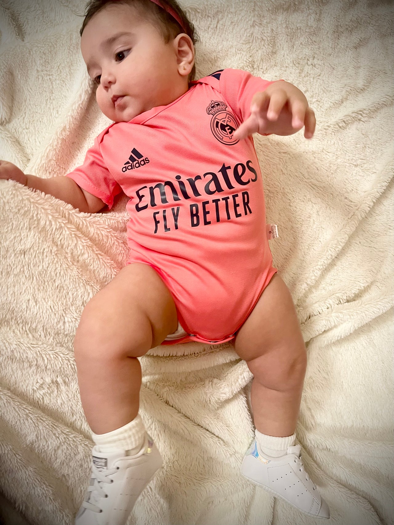 Real Madrid Baby-Trikot Rosa